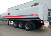 L'acier d'alliage d'aluminium/Qabon/le Tri axe matériel acier inoxydable 50000 litres alimentent le prix de remorque de camion-citerne aspirateur semi