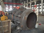 Fabrication en acier lourde en métal de carbone de Customed de transport d'énergie, pièces de rechange marines de grue de construction soudée