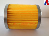 Matériel de papier de couleur de jaune d'élément de filtre à air de moteur diesel 80 * 88mm