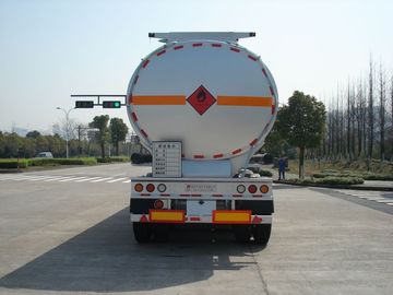 remorque mobile de réservoir de carburant de pétrole d'alliage d'aluminium de l'axe 46000L de 3x12T BPW