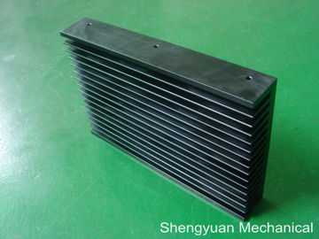 Le noir anodisent le radiateur en aluminium de usinage PS-60/160H d'extrusion de précision de commande numérique par ordinateur