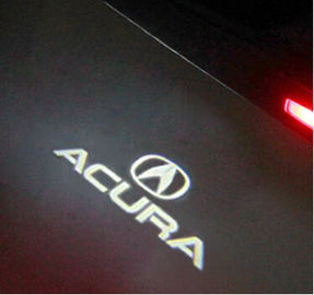 Pièces de rechange des véhicules à moteur de lumière de logo de la lampe LED de courtoisie de porte d'Acura MDX ZDX RLX TL