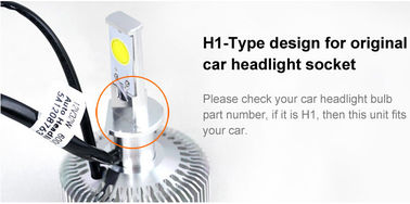 Automobile/pièces de rechange automatiques de H1 LED du phare 32W 2800LM 6000K de phares de blanc