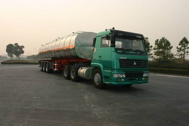 Aluminium chimique d'acier de semi-remorque de 42000 de litre de réservoir axes liquides du camion 3