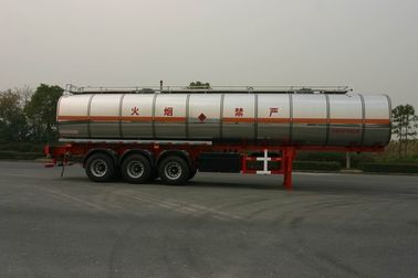 Aluminium chimique d'acier de semi-remorque de 42000 de litre de réservoir axes liquides du camion 3