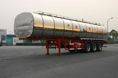Aluminium chimique d'acier de semi-remorque de 42000 de litre de réservoir axes liquides du camion 3