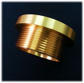 Commande numérique par ordinateur usinant les pièces tournées par laiton de Preciaion pour des militaires, Cylindricity 0.005mm
