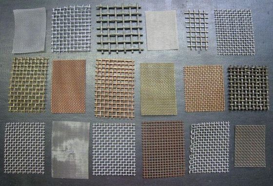 Tamis en laiton en bronze fait sur commande de filtre de maillage de soudure de fil, largeur 0.6m - 1.3m