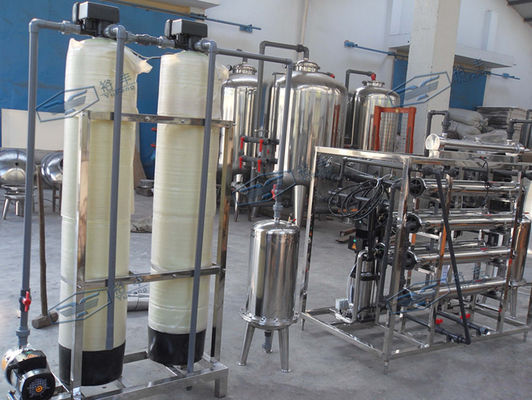 Petit type système de RO de l'eau de fibre de verre pour la chaîne de production de l'eau de bouteille