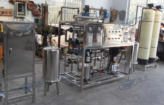 Petit type système de RO de l'eau de fibre de verre pour la chaîne de production de l'eau de bouteille