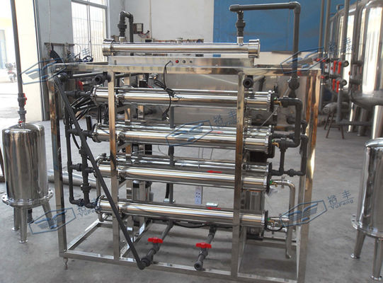 Petit type système de RO de l'eau de fibre de verre pour la chaîne de production de l'eau de bouteille